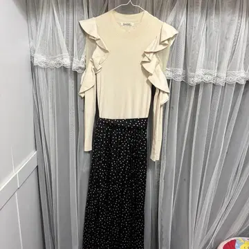 snidel 배색 원피스