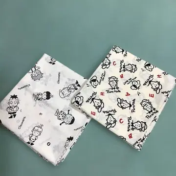 쇼와 레트로 팬시 자투리 천 2장 일괄 대략 80cm x 90cm