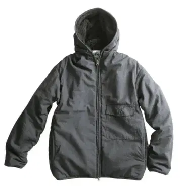 XL 극미품 REMILLA 레미라 샴브레이 보아 자켓 그레이