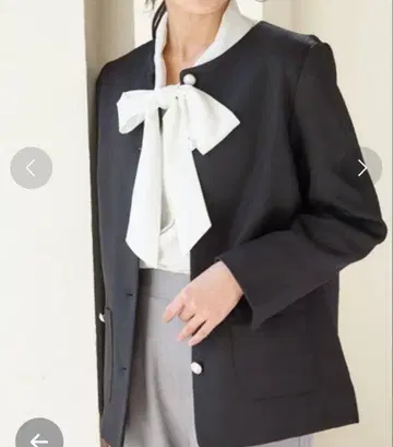 허니즈 honeys 노카라 트위드 자켓 택 포함 새상품