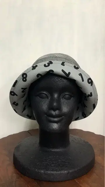 패션 여성용 모자 핸드메이드 크로셰 글렌체크 화이트 블랙