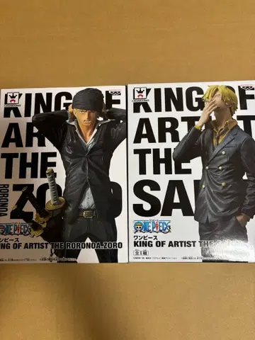 [ 미개봉품 ] 원피스 KING OF ARTIST 조로 상디 2체 세트