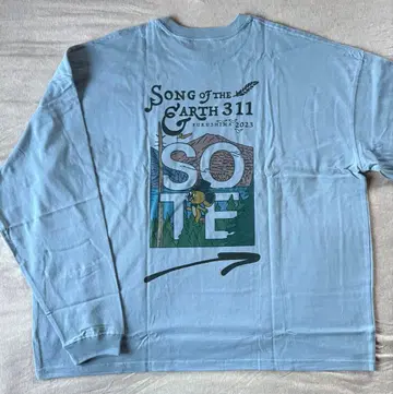 새상품 NATAL DESIGN SOTE2023 AIOT 롱 티셔츠 파랑