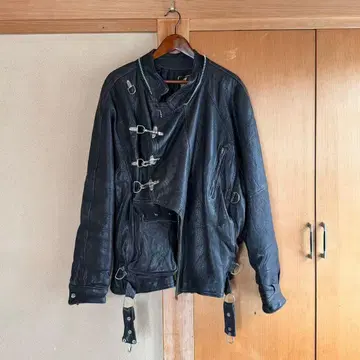 프랑스제 80s 가죽 자켓