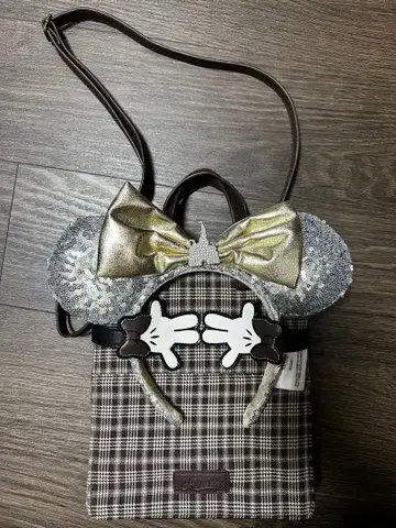 미사용 새상품 Areeam 미니 숄더백 브라운 디즈니