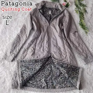 파타고니아 퀼팅 다운 코트 충전솜 페이즐리 여성용 L 그레이