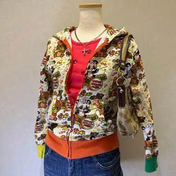 GrandGround archive print 파카 Y2K 헤이세이