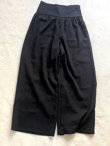 IENA LA BOUCLE 이에나 라 부클 블랙 와이드 팬츠 하이웨스트