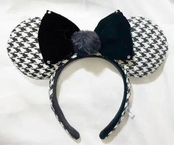 [덤 포함] 디즈니 머리띠 하운드투스 체크 미니