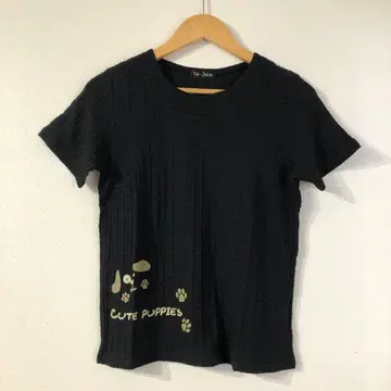 Tas Junon T셔츠 새상품급 강아지 애호가 블랙