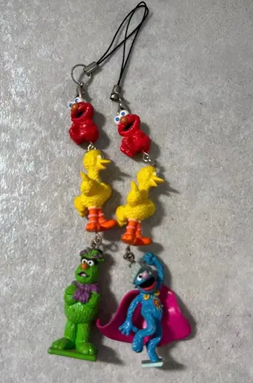 세서미 스트릿 레트로 레어 3연 스트랩 2종 세트