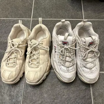 FILA 화이트 스니커즈