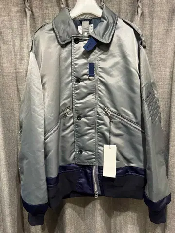 sacai 사카이 나일론 트윌 블루종