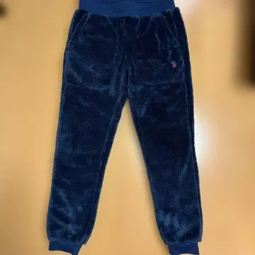 U.S.POLO ASSN 네이비 플리스 조거 팬츠