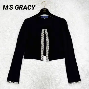 [ 새상품급 ] 엠즈 그레이시 가디건 펄 겉옷 38