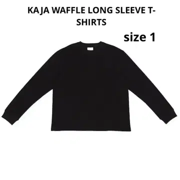 KAJA WAFFLE LONG SLEEVE T-SHIRTS