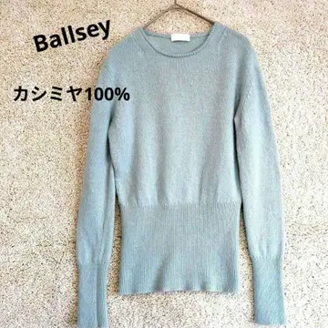 Ballsey 크루넥 스웨터 S 연한 민트 그린 캐시미어 100