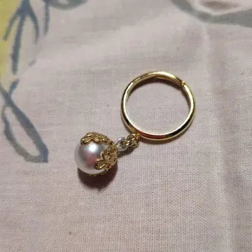 미사용 maruo vintage 펄 반지