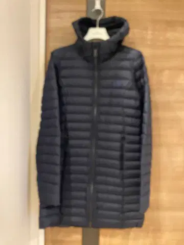 THE NORTH FACE 후드 부착 다운 자켓 네이비