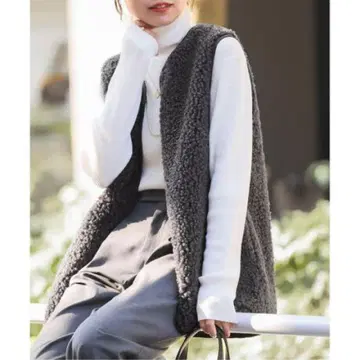 JOURNAL STANDARD relume 퍼 지퍼 베스트