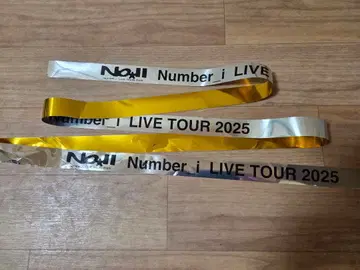 Number_i Tour 2025 은색 테이프 풀 1개