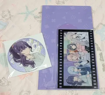 프로세카 해피 컬렉션 복권 캔뱃지와 티켓 홀더 아사히나 마후유