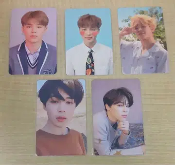 BTS 지민 LOVE YOURSELF 트레이딩 카드 5장 묶음 판매