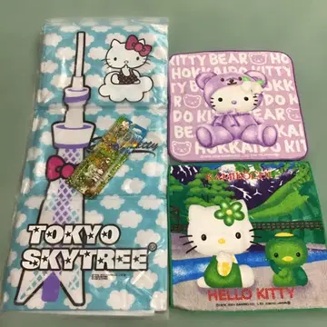 산리오 레트로 키티 지역 한정 굿즈 모음