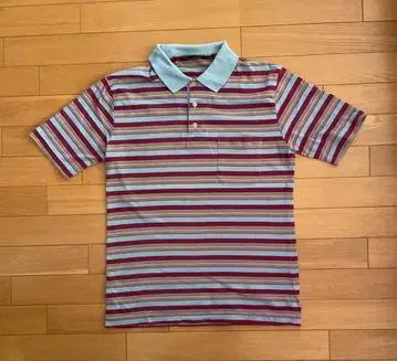 피케 셔츠 구제 의류 레귤러 보더