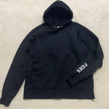 새상품급 FIDES 맨투맨 트레이닝복 후드티 후디 M 블랙