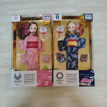 [ 미사용 새상품 ] 리카짱 유카타 세트 도쿄 2020 공식 라이선스