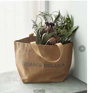 DEAN&DELUCA 차리티 토트 2025 카페오레 S