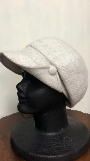패션 여성용 모자 핸드메이드 헌팅 캡 라이트 그레이 신상