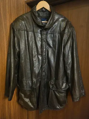 ROBERT COMSTOCK 가죽 자켓 블랙 램 가죽 천연 가죽 M
