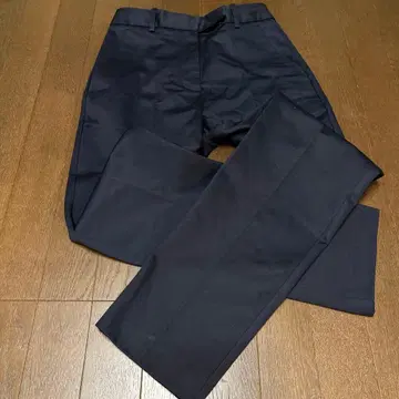 콩트와르 데코토니에 코튼 슬랙스 네이비