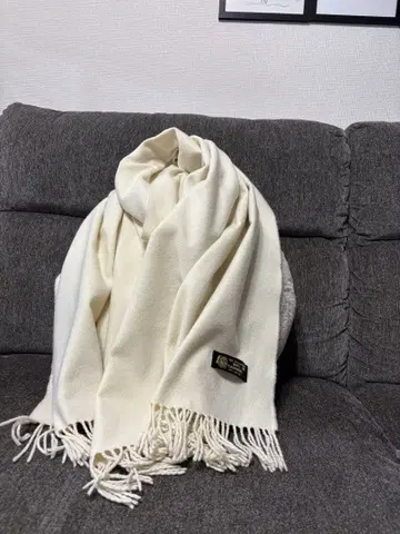 잉글랜드제 캐시미어 100 대형 스톨 머플러