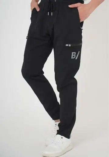 B/ 비슬래시 4WAY STRETCH BLK 나일론 팬츠 XS