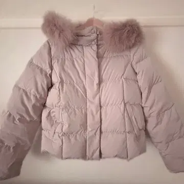 Noela 다운 자켓 핑크 베이지