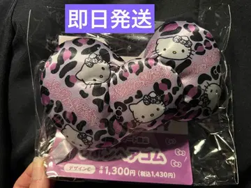 키티 리본 머리끈 레오파드 무늬 디자인C 훼미리마트