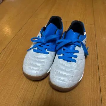 [ 실내용 ] 축구화 파랑/화이트 로우컷