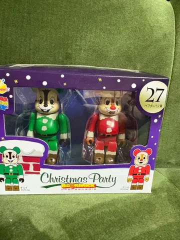 베어브릭 디즈니 피규어 2체 세트 칩과 데일