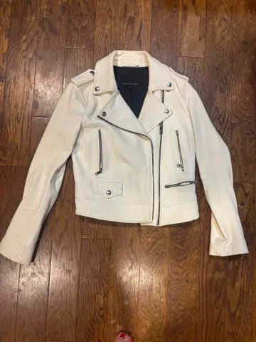 BANANA REPUBLIC 화이트 라이더 자켓 S