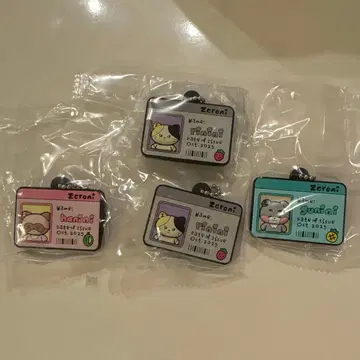 Zeroni ID 카드풍 러버 참 4개