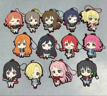 러브 라이브 니지가사키 캡슐 러버 마스코트 13종 세트