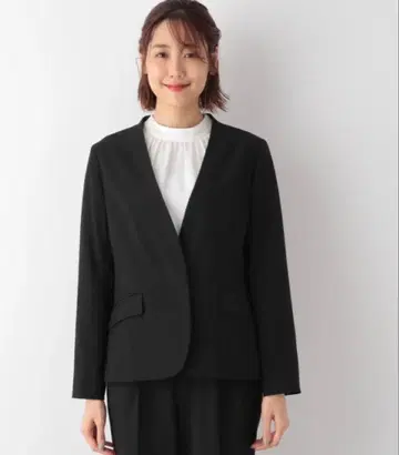 GLOBAL WORK 아름다운 실루엣 V 자켓 블랙