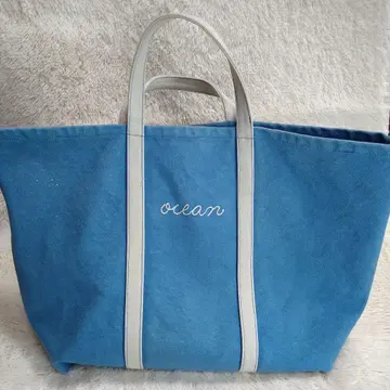 45R 포티파이브 토트 백 캔버스 자수