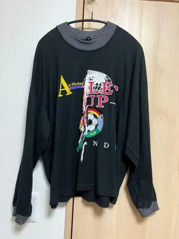 doublet 반 자수 롱 T