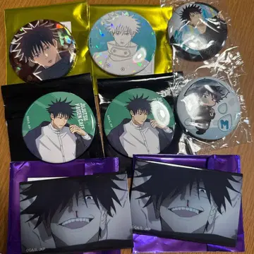 주술회전 후시구로 메구미 캔뱃지 묶음 판매 말큐브 주술회전 플라자 카페