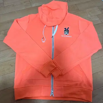 Jack Bunny!! 후드 부착 후드티 오렌지