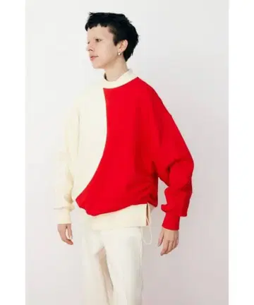 HeRIN.CYE 맨투맨 티셔츠 서클 보이프렌드 상의